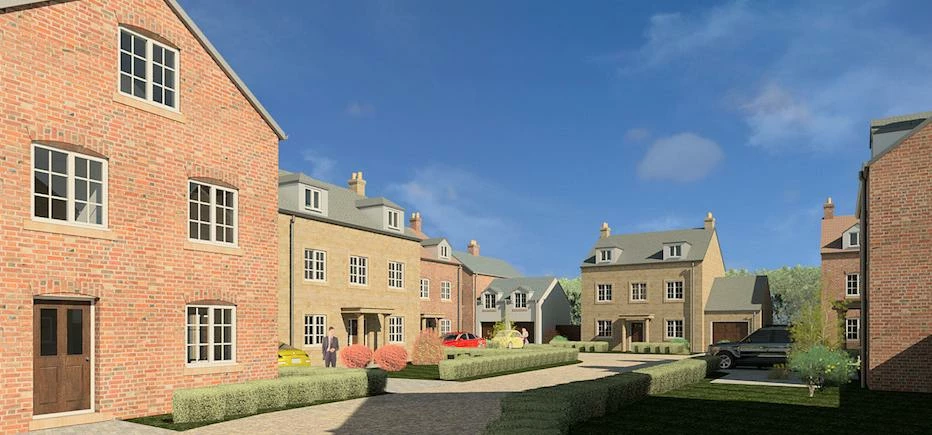 Artists impressions of the proposed development that would replace the dilapidated former commercial