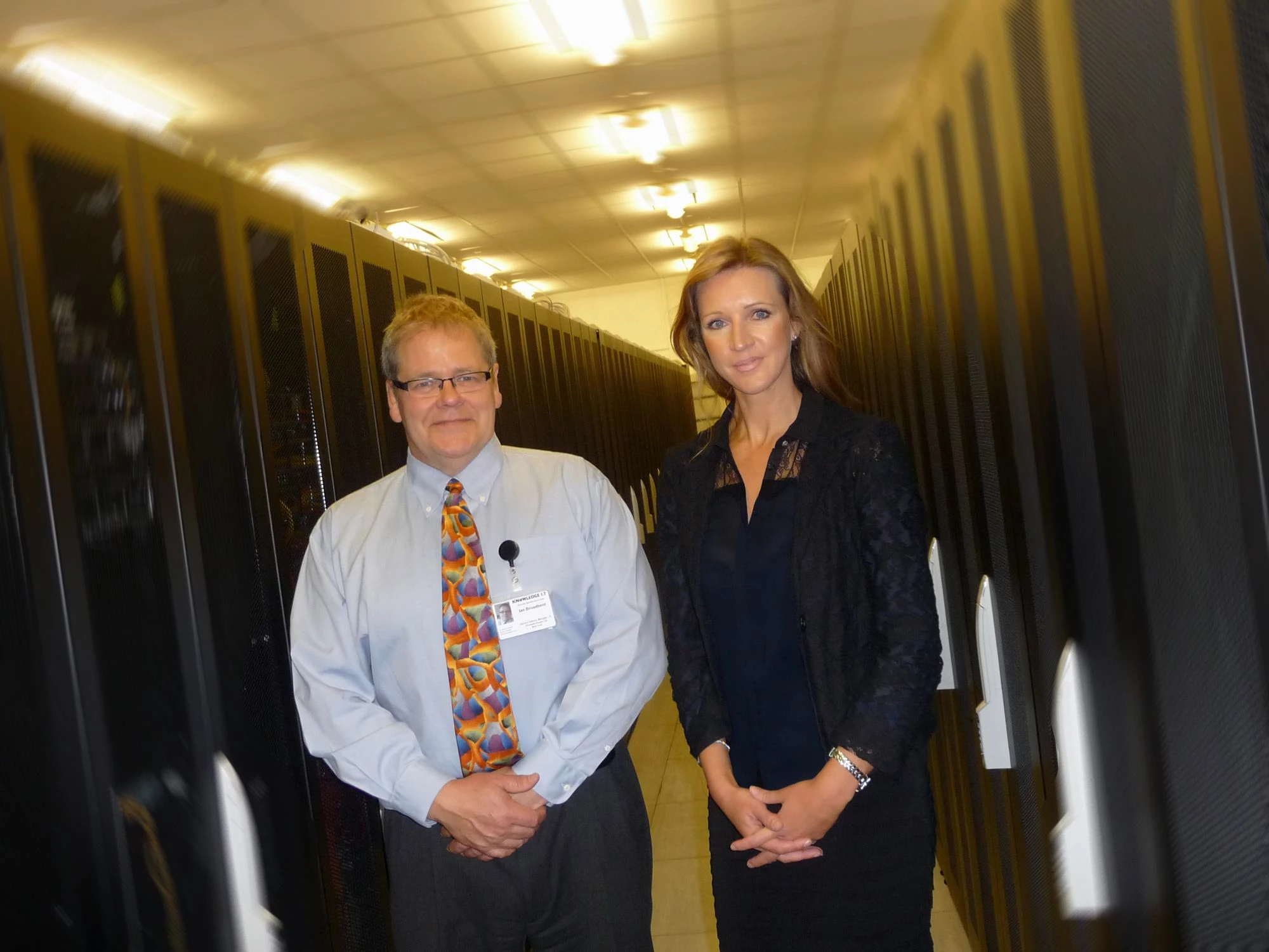 Ian Broadbent, Service Delivery Manager (Pinnacle People) & Belinda Kent, Business Manager for Cloud