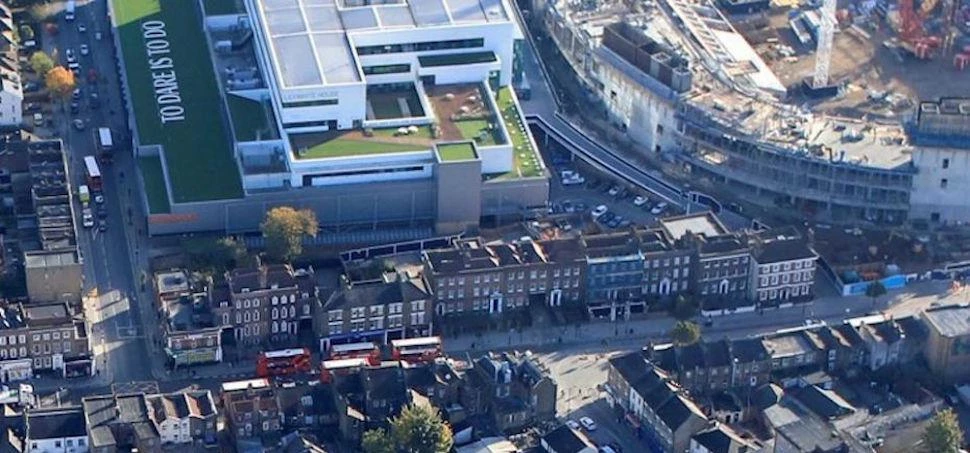 Site of Tottenham Hotspur’s proposed Paxton Building. Image: Tottenham Hotspur FC