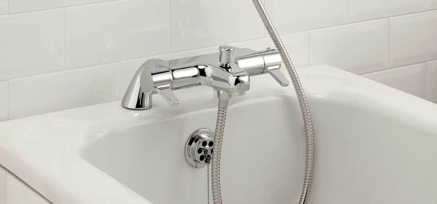 The Kiri Lever Thermostatic Bath Shower Mixer