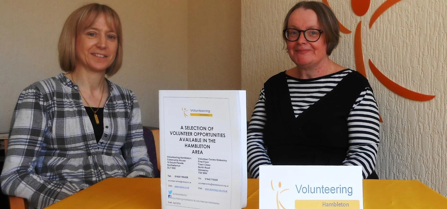 Denise Sisk and Lizzie Clapham, Volunteering Hambleton