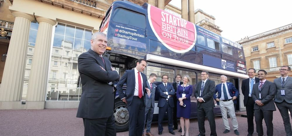 The StartUp Britain Tour launch at Buckingham Palace.