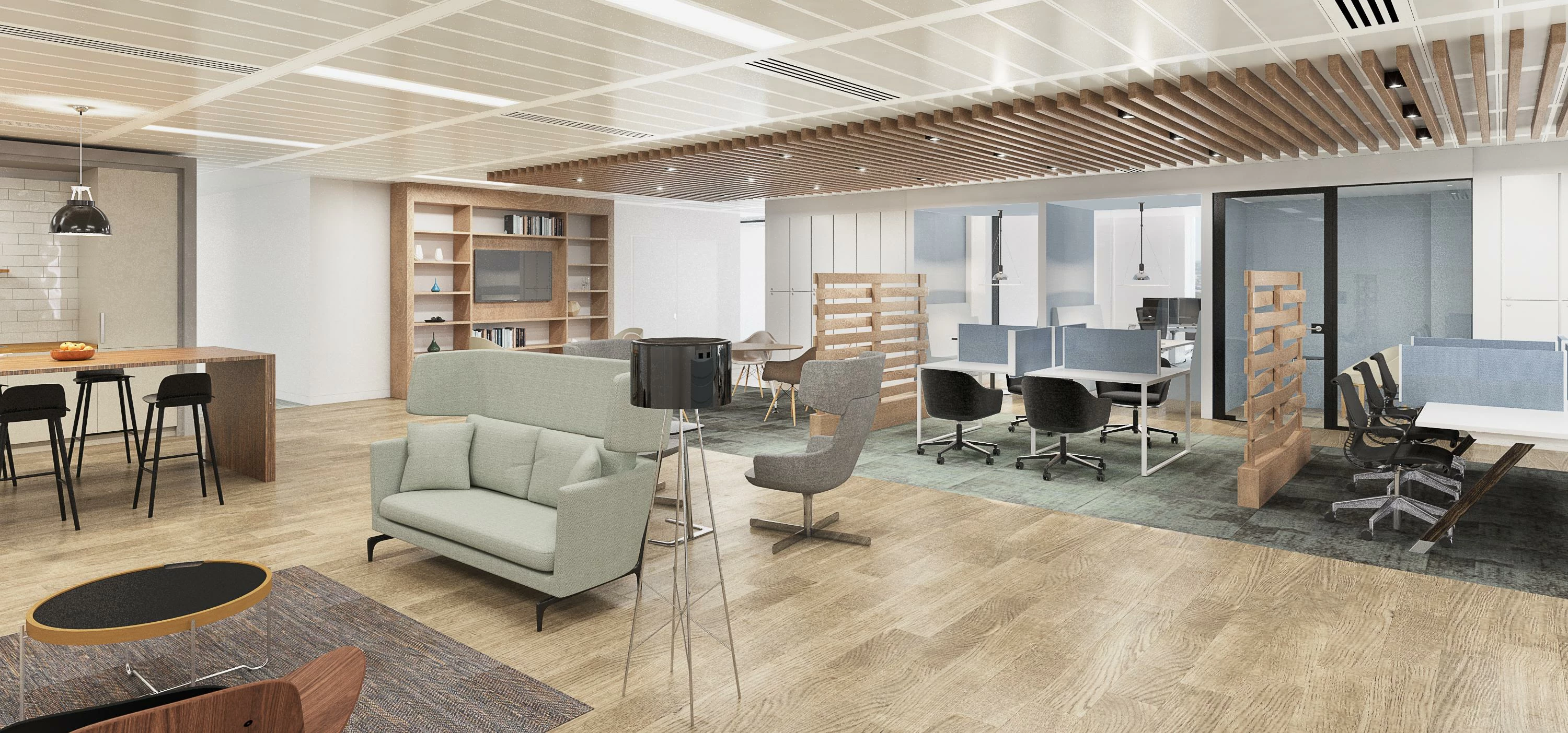 Regus' new facility at 63 St Mary Axe.