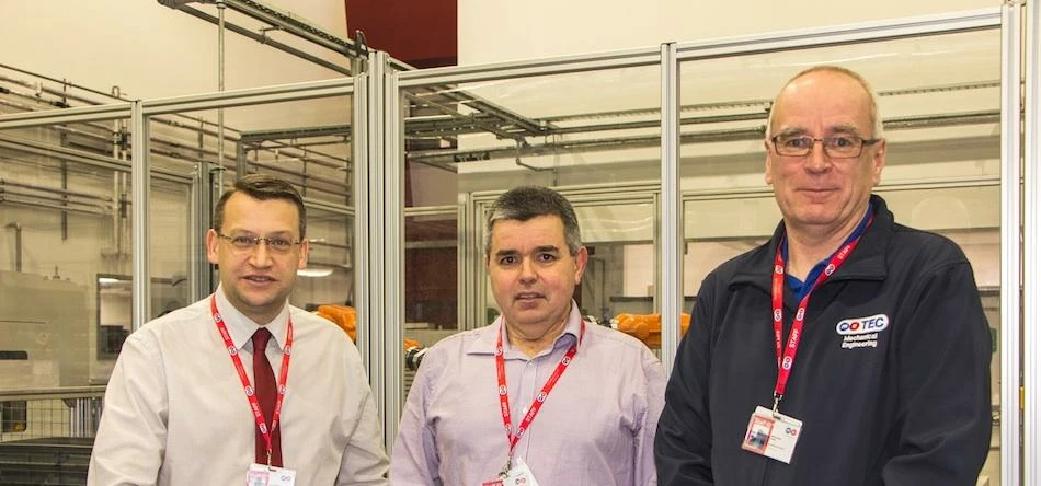 (L-R) Former SSI workers Chris Burnett, Simon Robinson and Mark Smith have taken up new roles, teach
