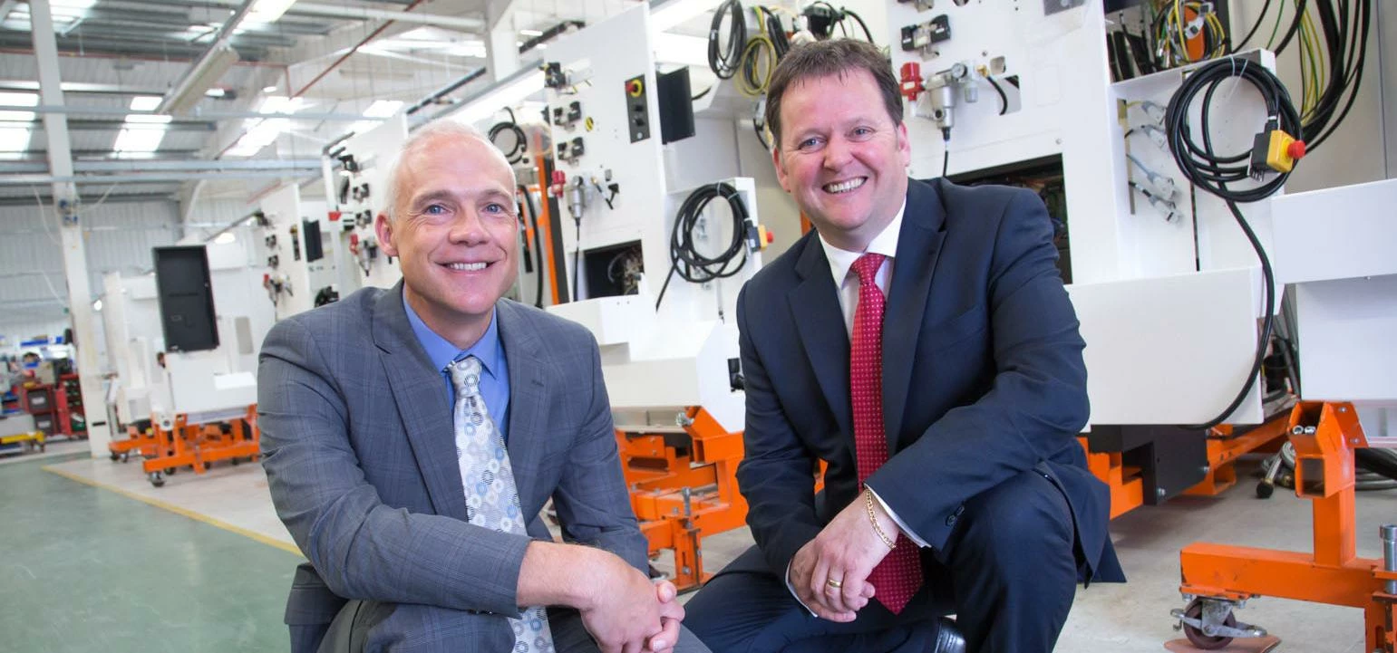 (l-r) Tony Hague and John Armstrong (both PP Control & Automation)