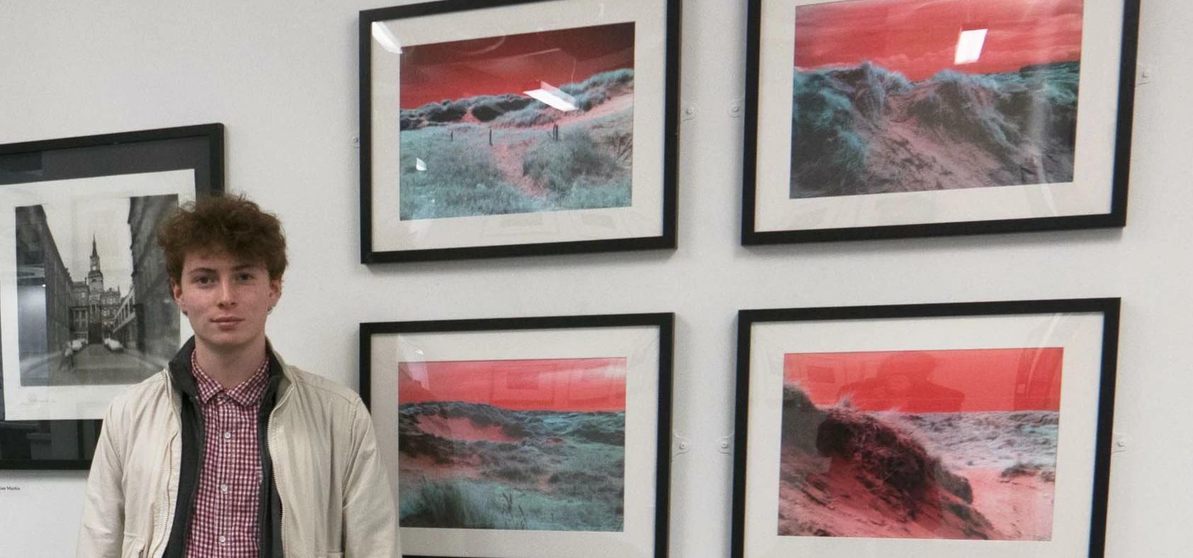 Marius Hanzak exhibits his infra red images at the Palace Arts Gallery