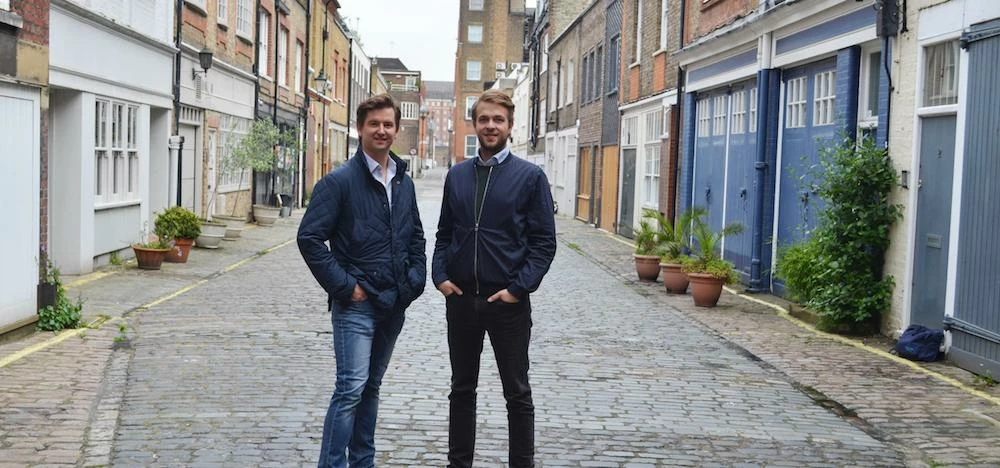 Max Rofagha and Scott Tindle, co-founders of Finimize.