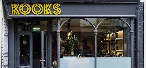 Situated in the heart of the North Laine, Kooks is run by Tim Healey and his wife