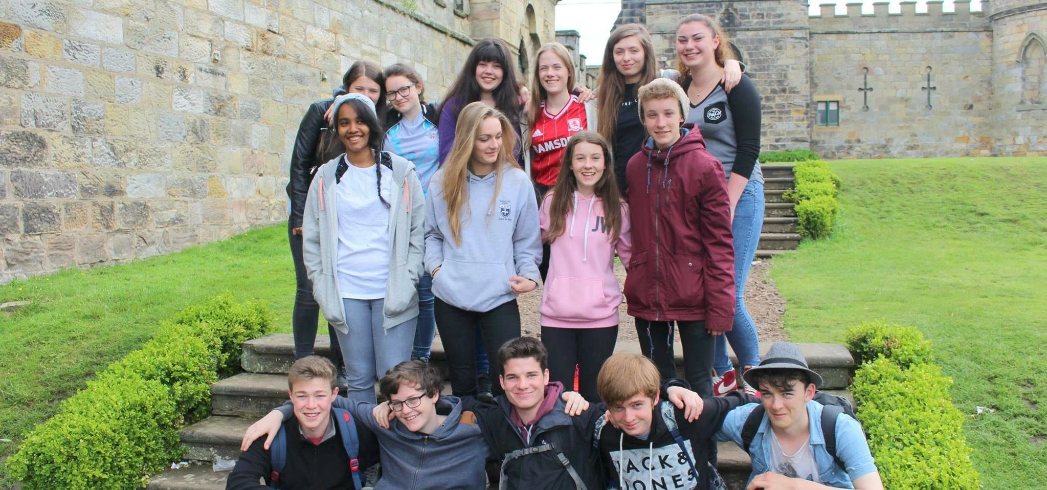 Young people from Redcar & Cleveland taking part in National Citizen Service (NCS). The team visited