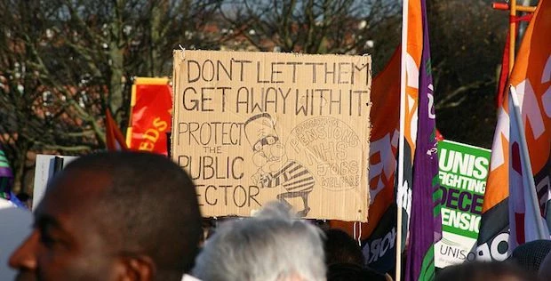 Public sector strikes in November 2011. Courtesy of Nick Efford
