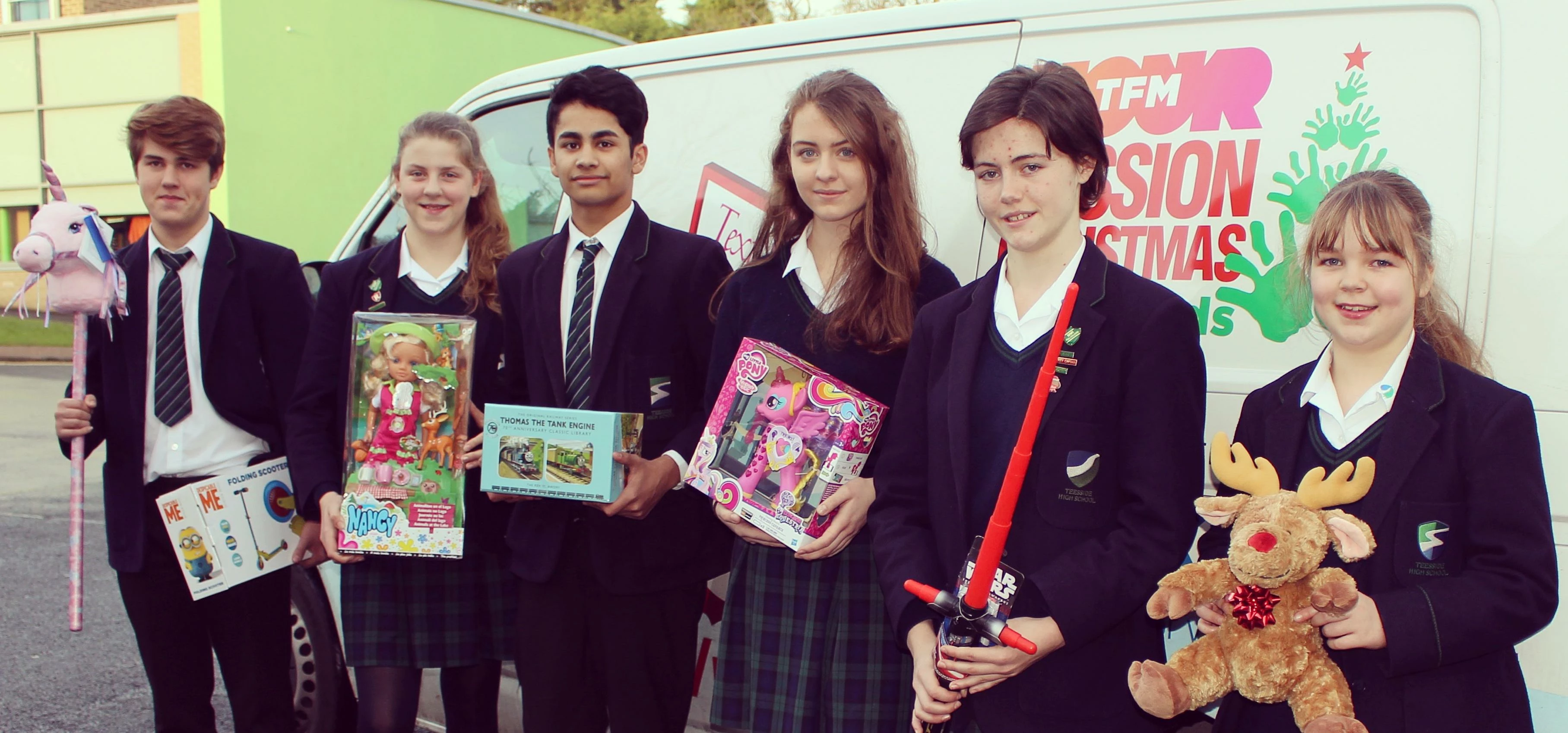 Teesside High School students have been supporting TFM's Mission Christmas
