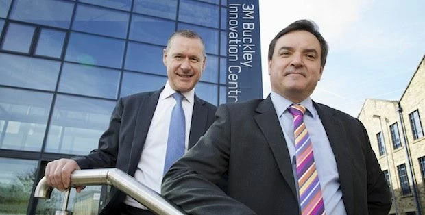 BioEden Chief Executive Tony Veverka and Finance Yorkshire Investment Director Paul Gower.