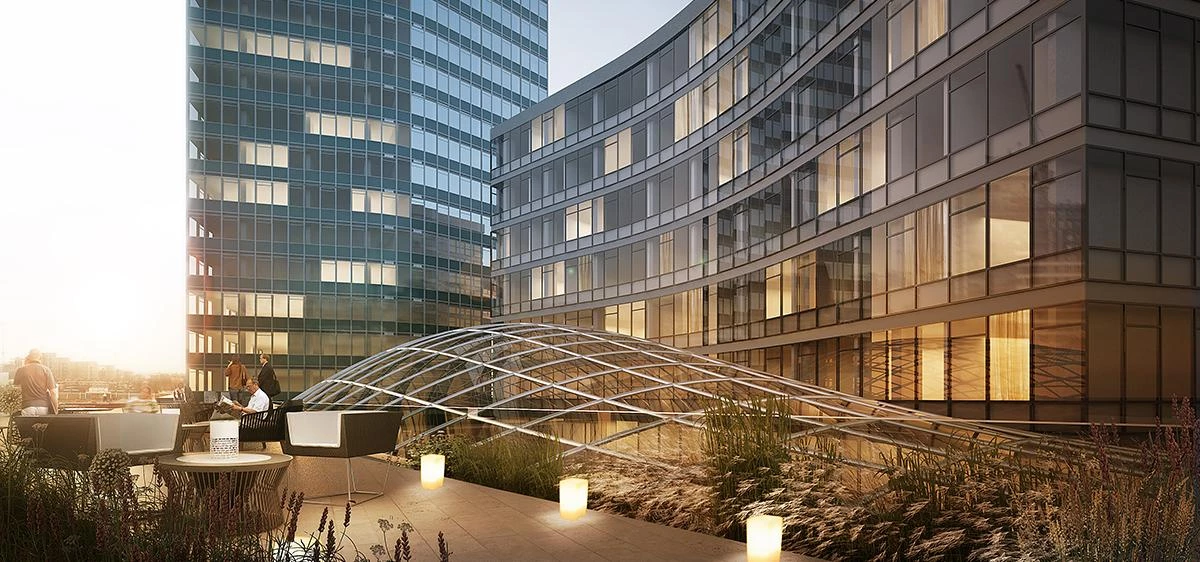 CGI of Millbank's proposed roof terrace. Photo: Millbank Tower Proposal