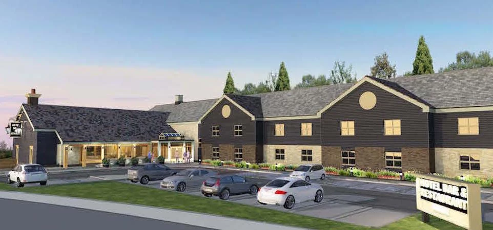 Artist impression of proposed hotel development