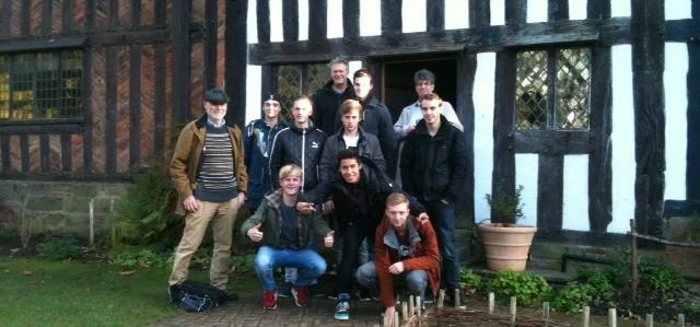 Dutch students enjoy a tour of Bournville, Cadbury’s ‘Factory in a Garden’, designed by Bournville A