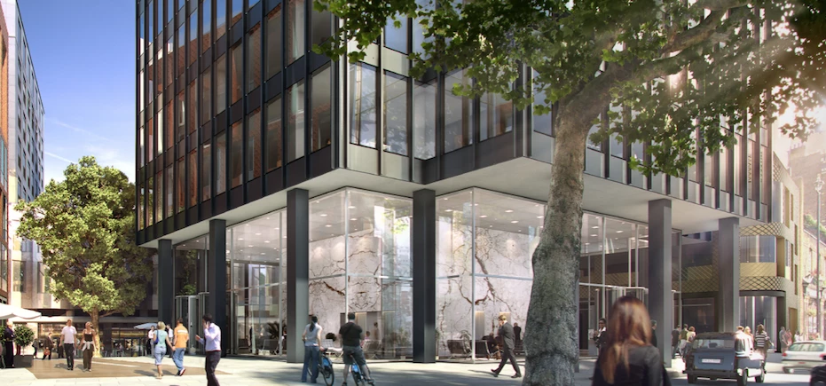 A CGI image of 1, 2 & 3 Buckingham Green.