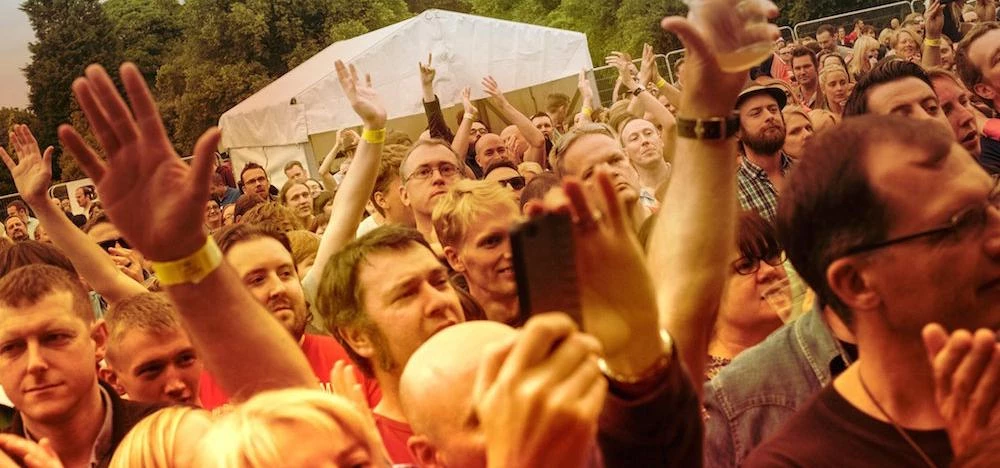 Revellers at Chase Park Festival, which has just launched a crowdfunding campaign.