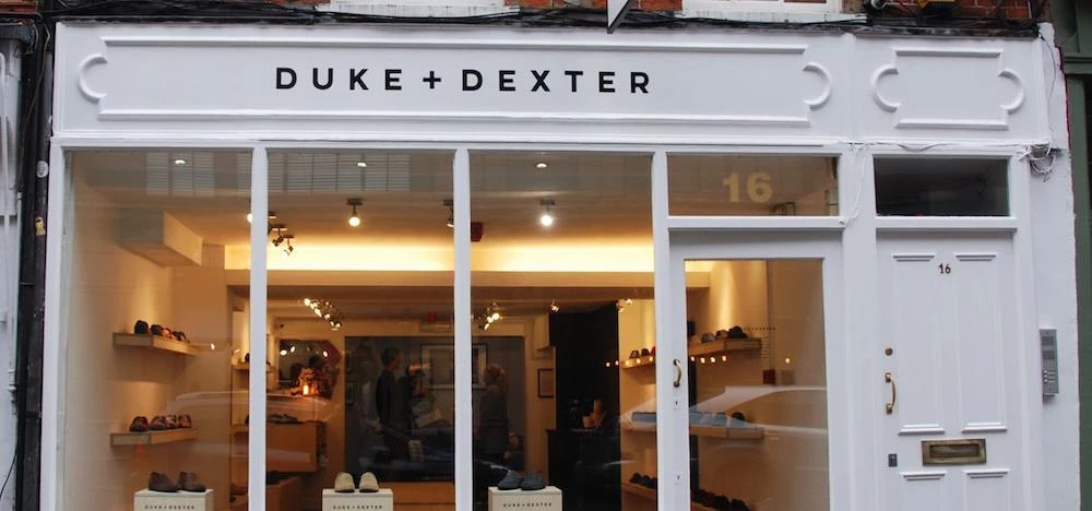Duke & Dexter's new store at Seven Dials.