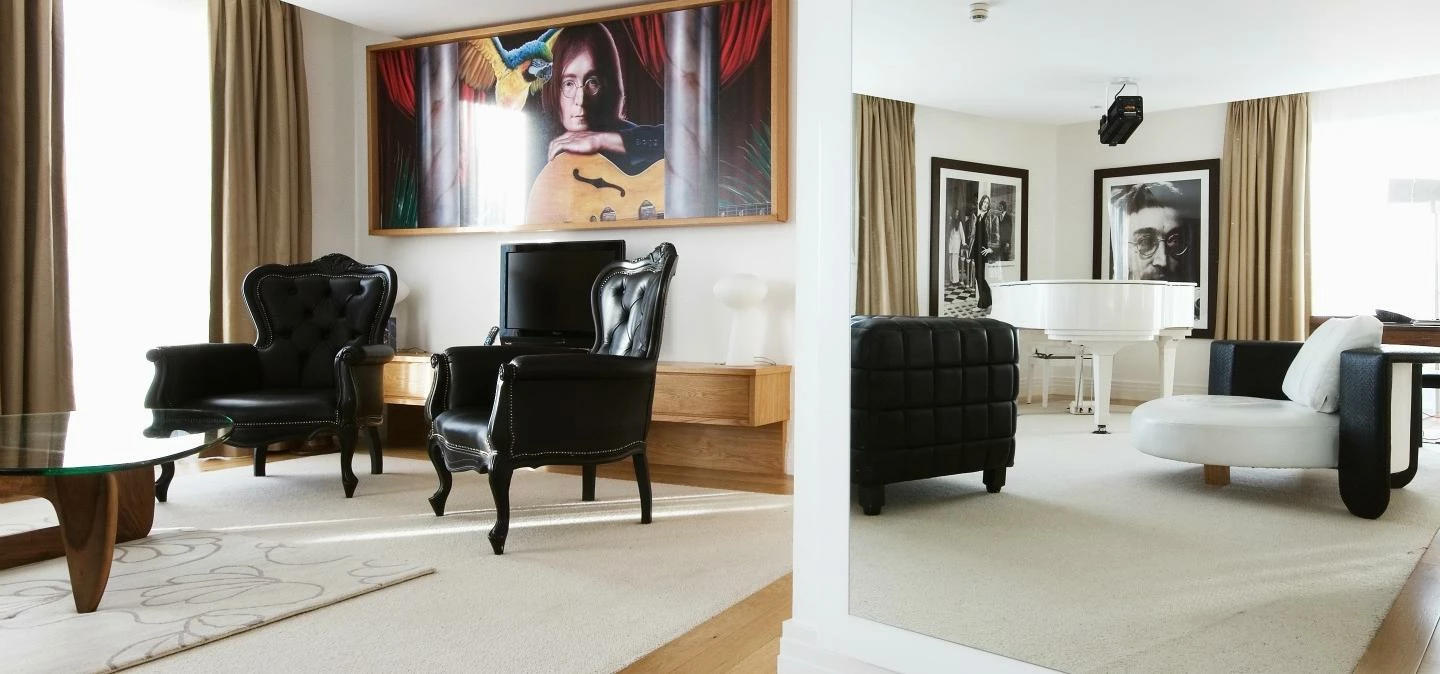 The Lennon Suite at Hard Days Night Hotel.
