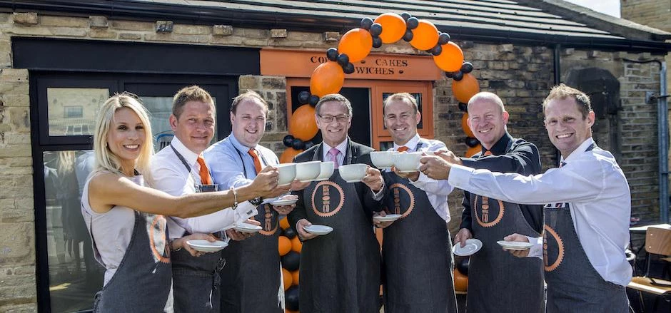 Stefanie Hopkins, Graeme Henderson, James Howard, Craig Whittaker MP, Carl Hopkins, Matt Bell and Pe