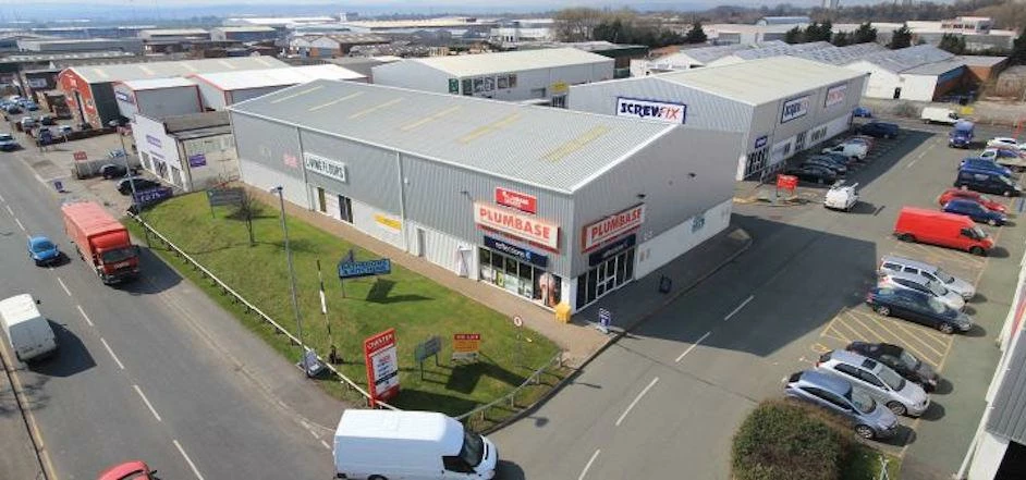 The eight-unit trade park in Chester