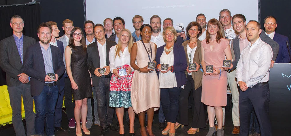 Last year's winners at the 25 Corporate Startup Stars awards ceremony.