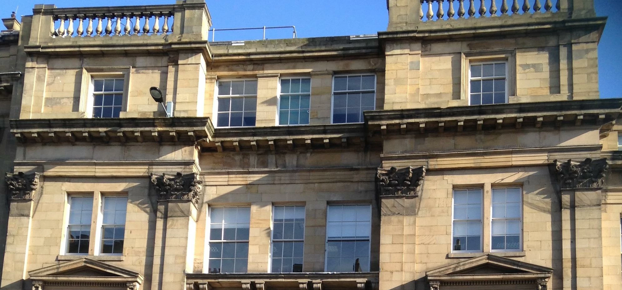 The upper floors of Gainsborough House on Grey Street.