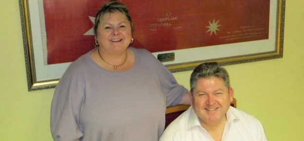 Ian Kelly and Pauline Wade