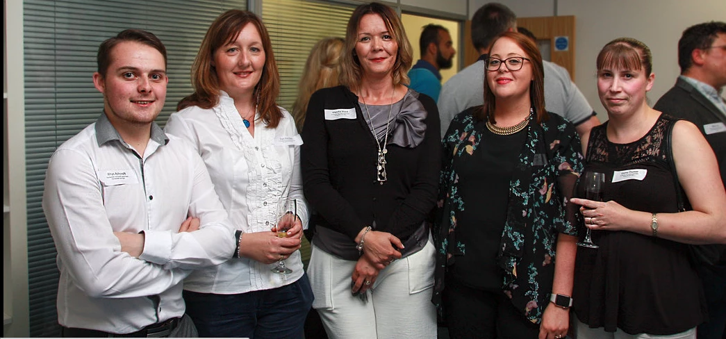 The Number Hub team celebrates Cardiff launch