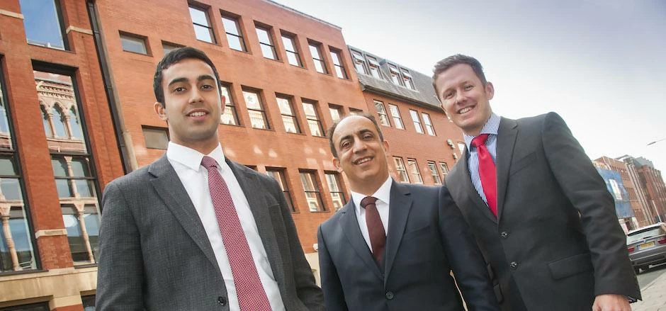 Rohin Dhand, Raj Dhand (Mayfair Group Investment), Lee Rycraft (Lloyds Bank).