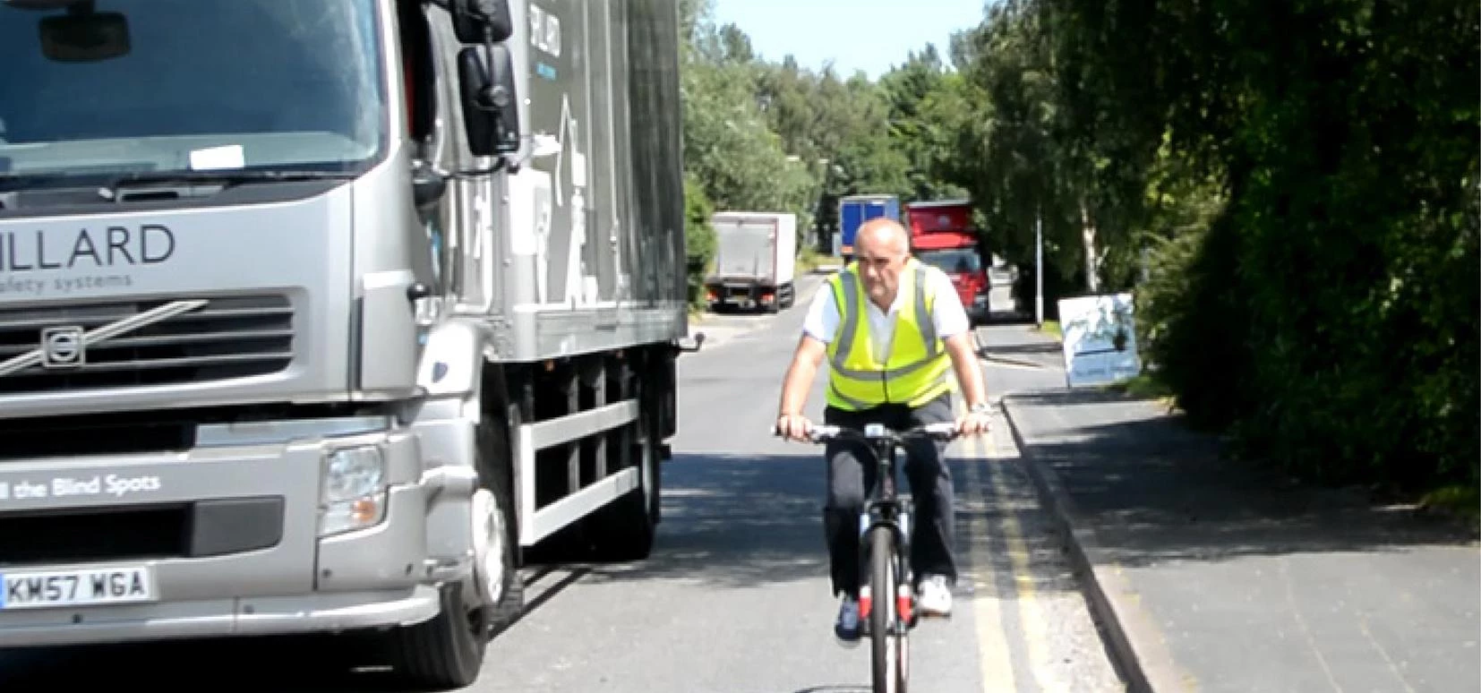 The new technology will ensure drivers have better visibility of cyclists 