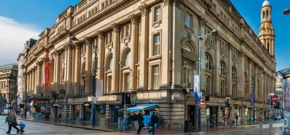 Manchester's Royal Exchange building 