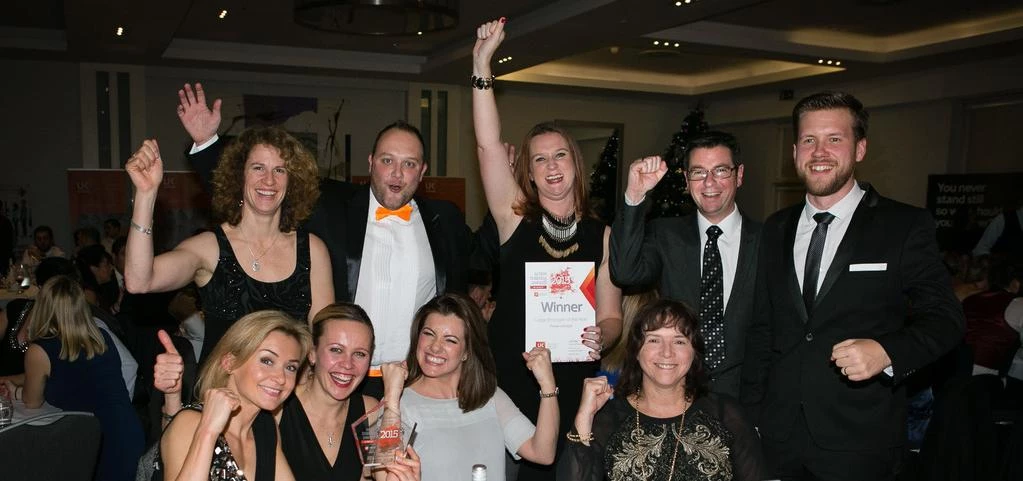 Fusion Lifestyle staff celebrate win at UK Active Awards