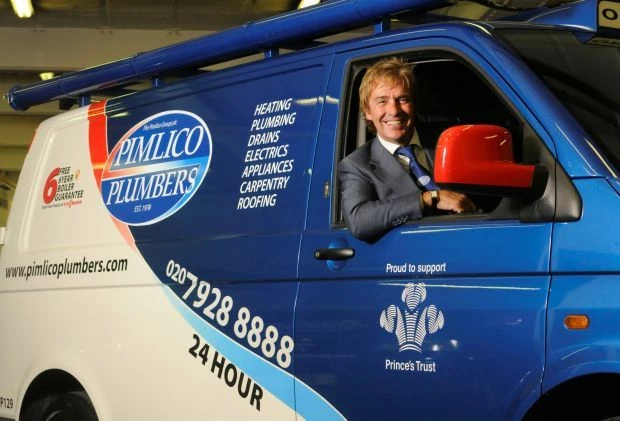 Charlie Mullins, founder of Pimlico Plumbers.