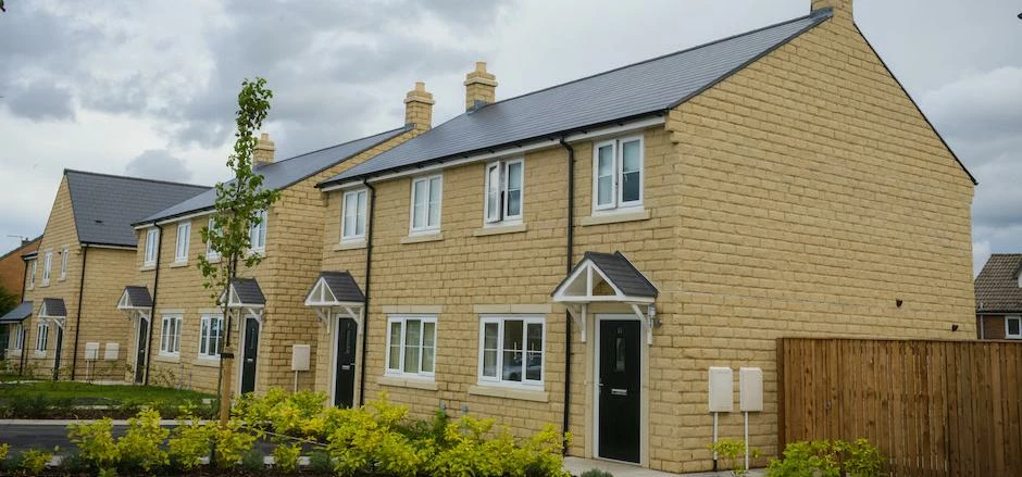 This development of affordable homes in Barnsley has been completed. 