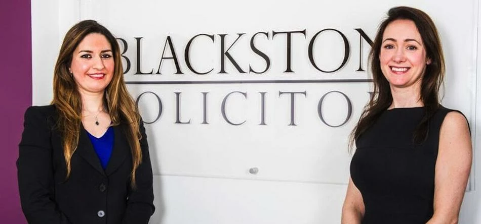 Rokhsareh Vahid (left) with Emma Nawaz