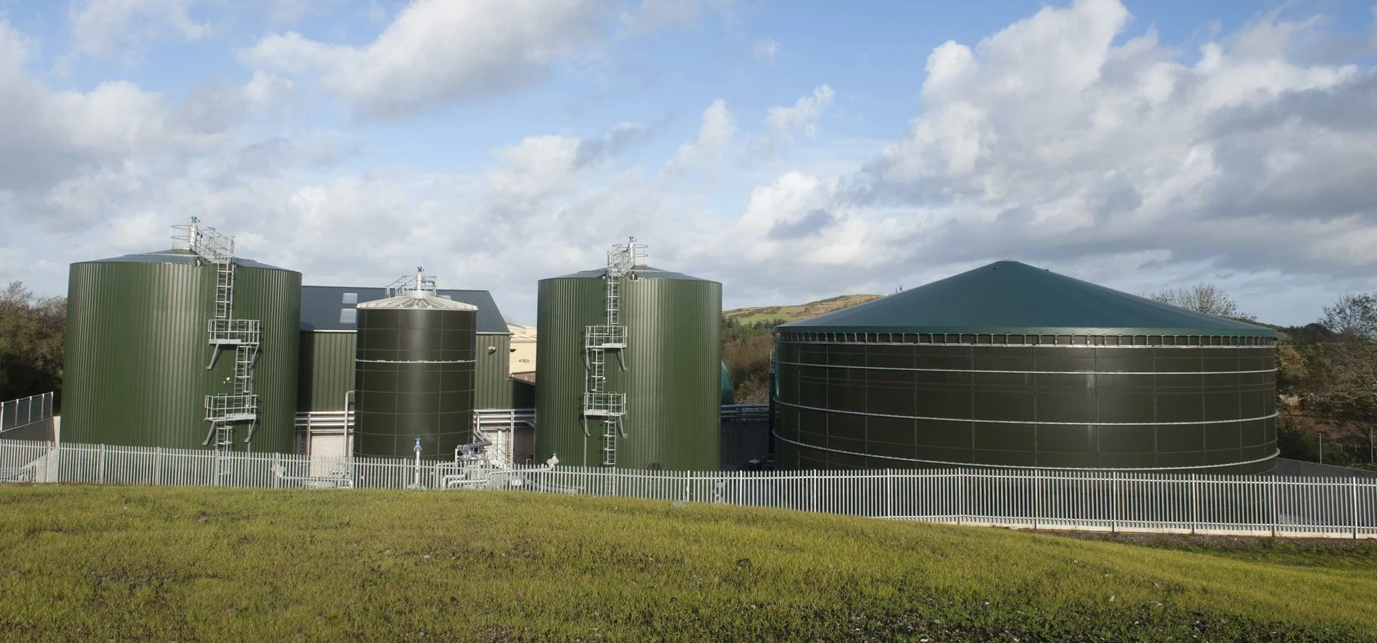 Biogen's GwyriAD plant in Caernarfon, North Wales. 