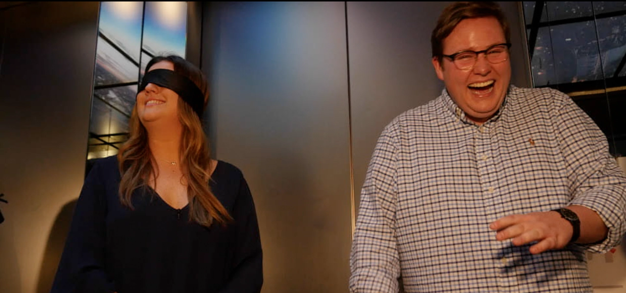 Participants of The View from The Shard social experiment