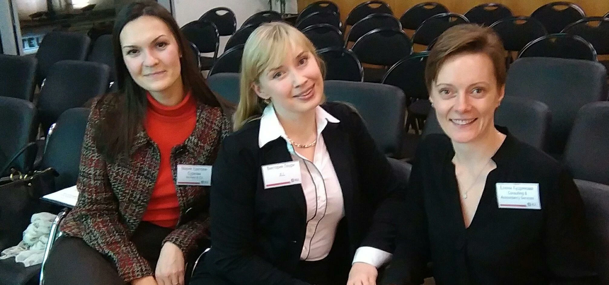 Maria Udalova-Surkova (McHale & Co), Victoria Lauri (JLL), Elena Kudryakova (Consulting and Accounta