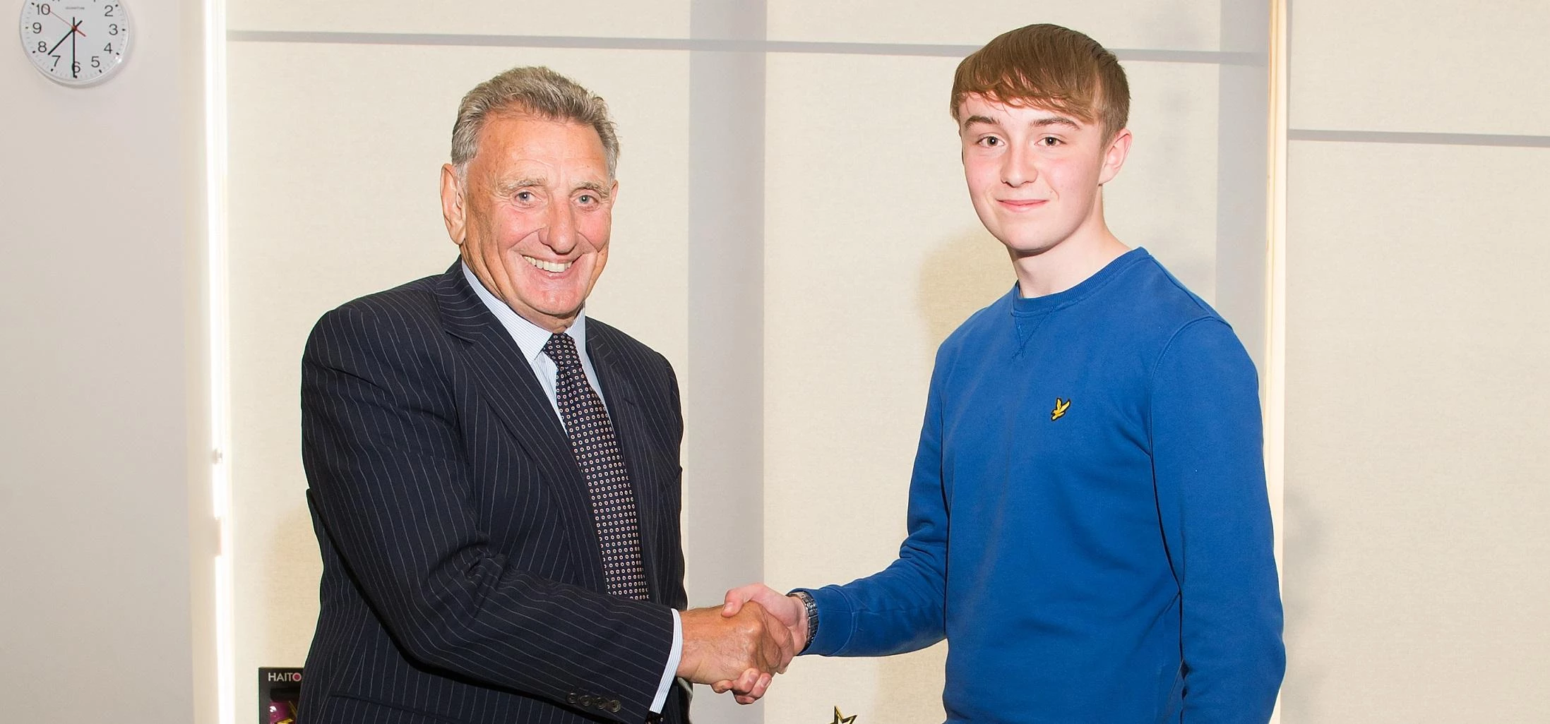 EWLF student, Jake Nuttall, winner of the Employability award and Overall Joiner of the Year
