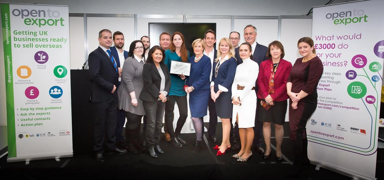 Broadening export horizons: the winner and finalists of Open to Export’s most recent competition.
