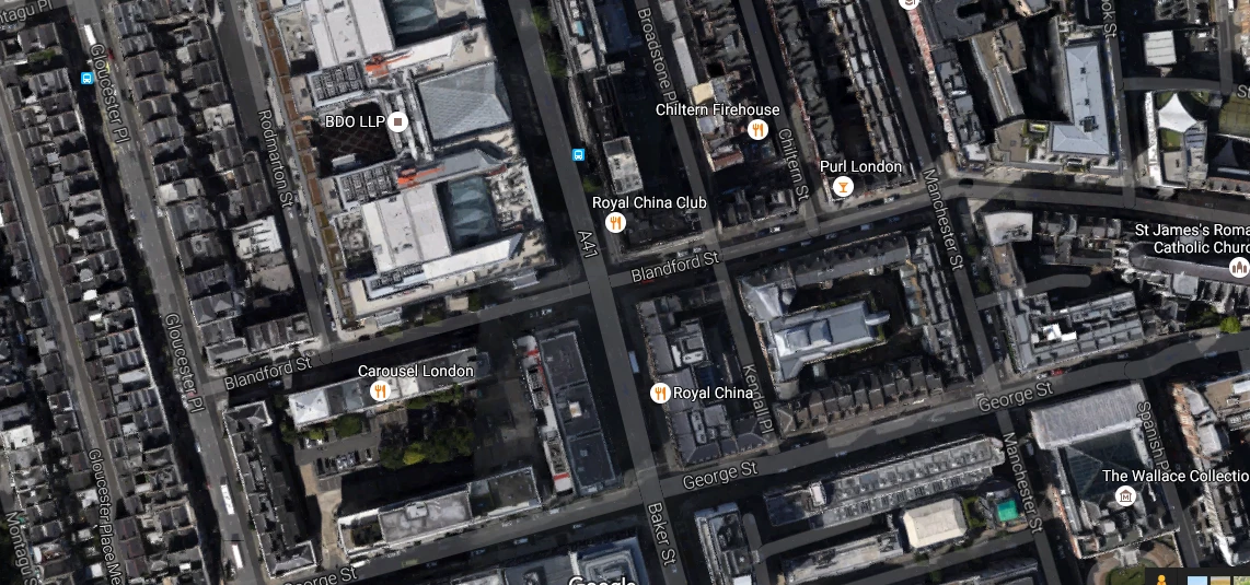 Blandford Street in Marylebone, the site of the new Jikoni restaurant.