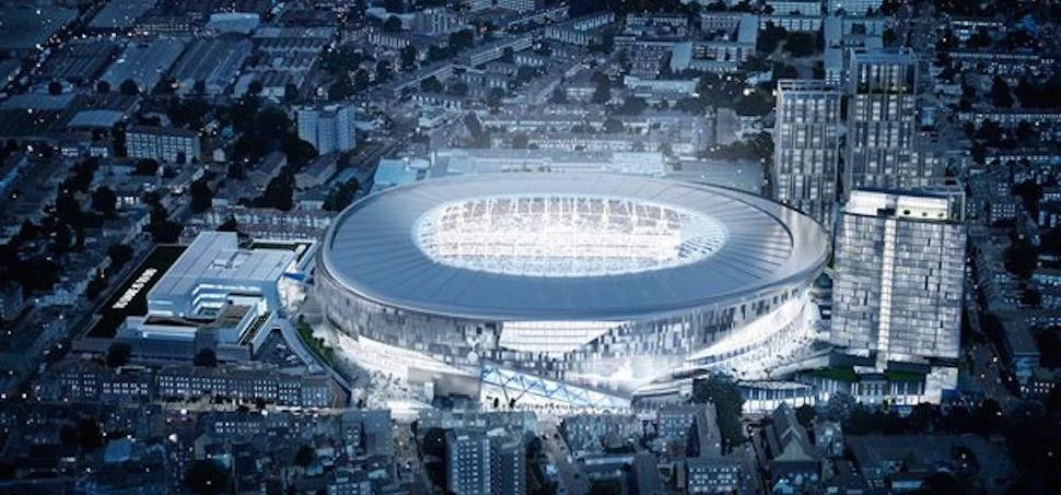 Artist's impression of Tottenham Hotspur's new stadium.