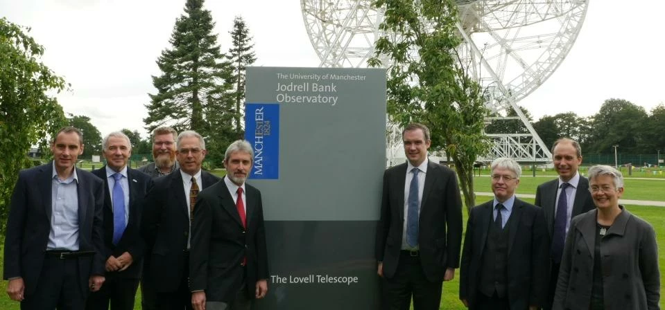 Northern Powerhouse Minister James Wharton at Jodrell Bank