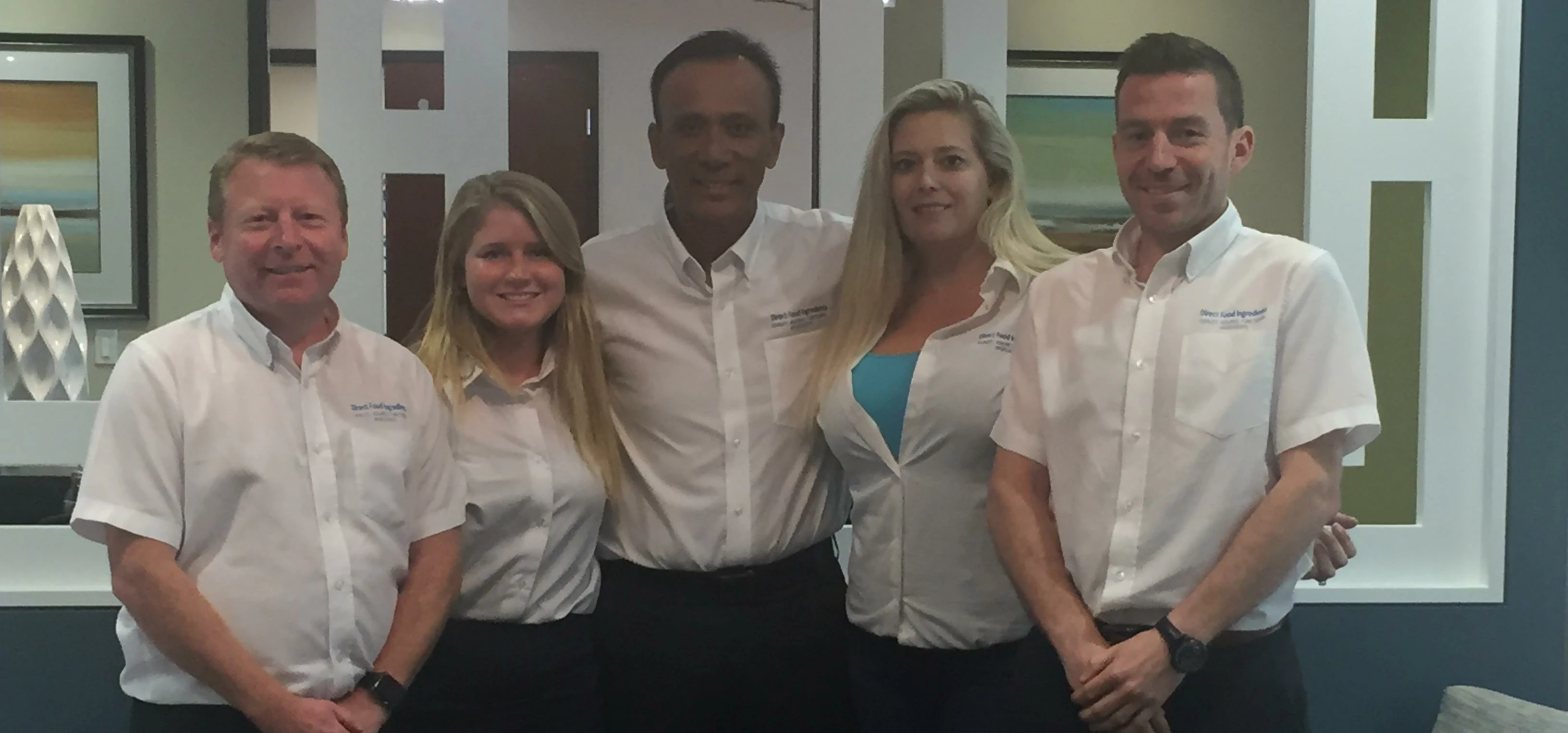 L-R Steve Loake (MD), Taylor Presgrove, Abe Cortez (US office vice president), Michelle Crosthwait a