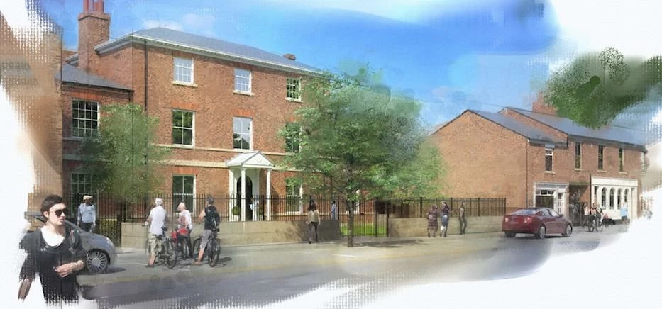CGI of the 115 bedroom student accommodation scheme in York.
