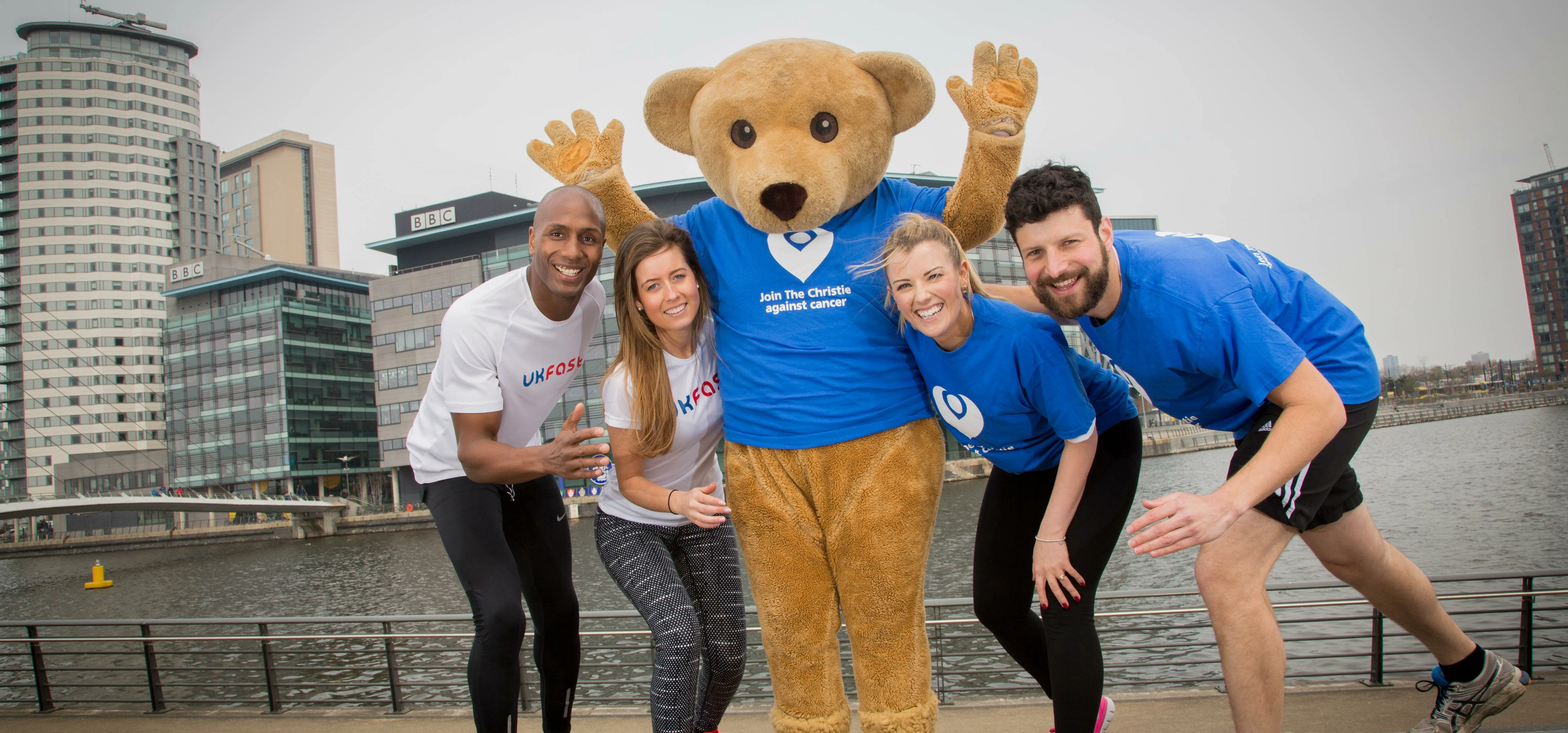 Aaron Saxon, Lowri Williams, Christie Bear, Alrene Bulfin and Aleksis Williams (all members of the U