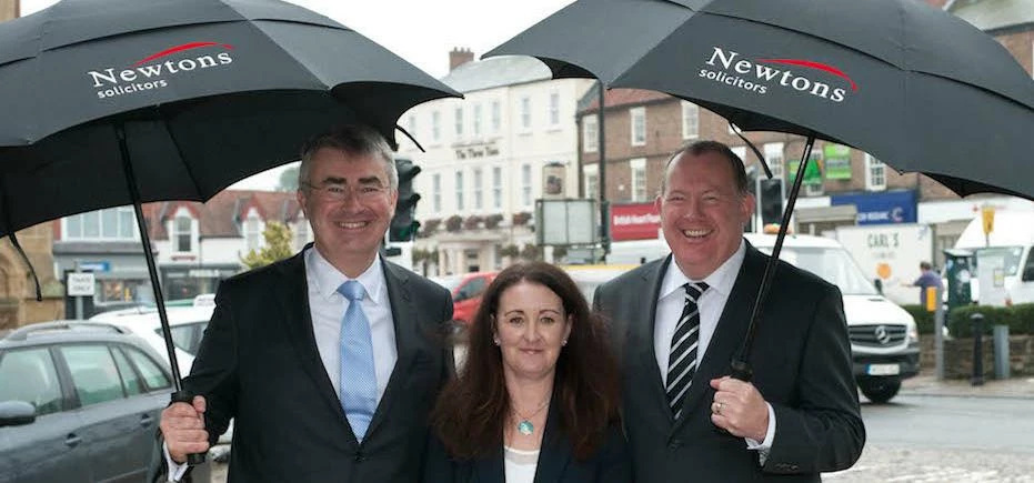 Calder Meynell partner, Kerri Calder; Newtons Solicitors Group managing director, Chris Newton and C