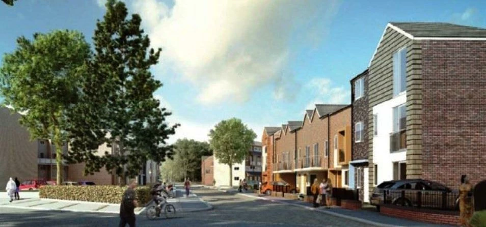 Galliford Try regeneration project in Brunswick, east Manchester