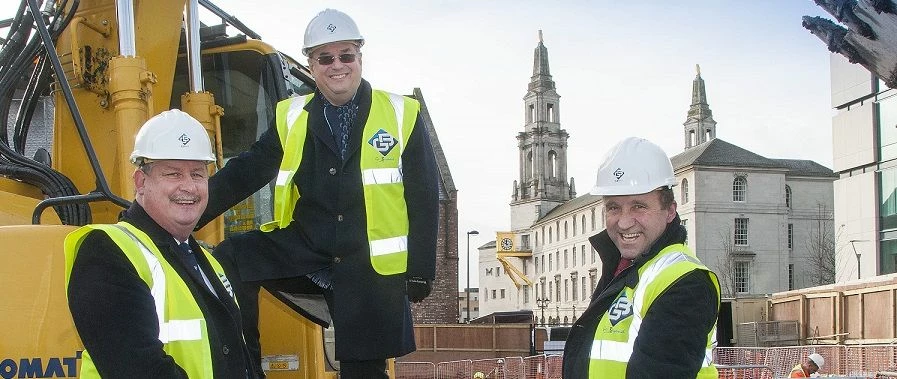 GB Group executive chairman, Martin Smout was joined by Leeds City Region LEP chair, Roger Marsh and